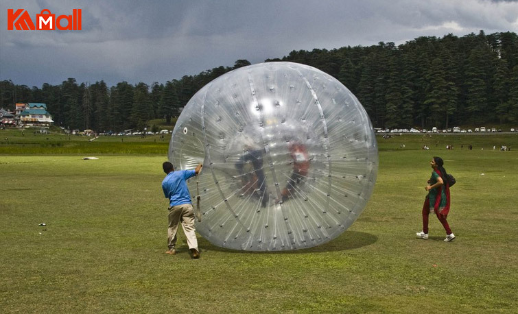 a giant zorb ball for playing